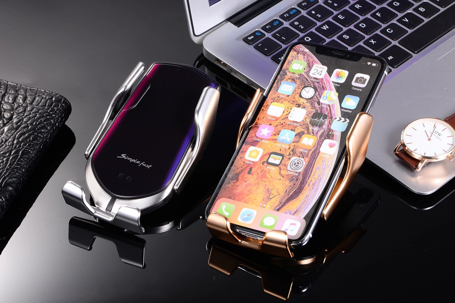 Infrared Phone Holder and Wireless Fast Charger